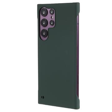 Capa de Plástico Sem Moldura para Samsung Galaxy S24 Ultra - Verde Escuro