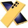 Capa de Silicone Líquido para Samsung Galaxy S24 Ultra - Amarelo