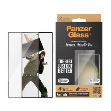 Protetor de Ecrã PanzerGlass Ultra-Wide Fit EasyAligner para Samsung Galaxy S24 Ultra - Preto