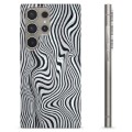Capa de TPU - Samsung Galaxy S24 Ultra - Zebra Hipnotizante
