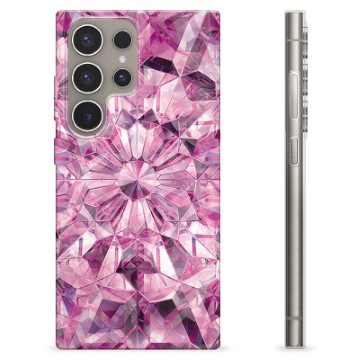 Capa de TPU - Samsung Galaxy S24 Ultra - Cristal Rosa