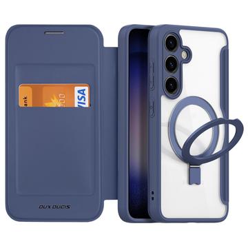 Capa Flip Magnética Dux Ducis Skin X Pro para Samsung Galaxy S24+ - Azul