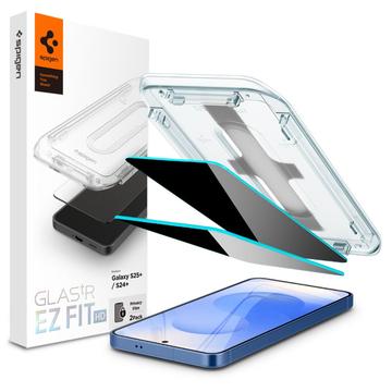 Protetor de Ecrã Spigen Glas.tR Ez Fit Privacy para Samsung Galaxy S24+/S25+ - 2 Unidades