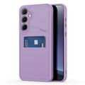Capa magnética para Samsung Galaxy S25 Dux Ducis Rafi II com suporte e ranhuras para cartões - Roxo