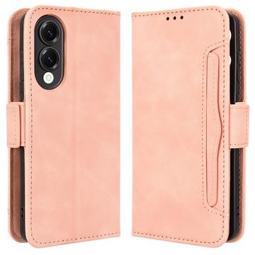 Capa para carteira para Samsung Galaxy S25 Edge - Rosa