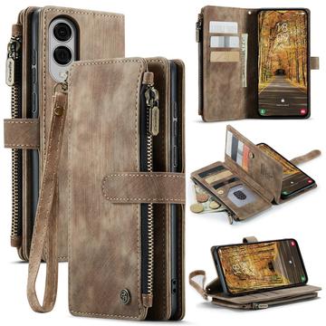 Bolsa Tipo Carteira Caseme C30 Multifuncional para Samsung Galaxy S25 Edge