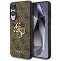Capa Híbrida Guess 4G Big Metal Logo para Samsung Galaxy S25 Edge - Castanho