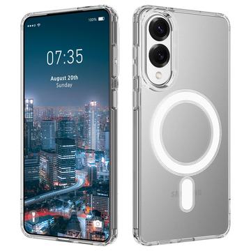 Capa Híbrida para Samsung Galaxy S25 Edge - Compatível com MagSafe - Transparente