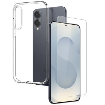 Conjunto de Proteção 2-em-1 Northjo para Samsung Galaxy S25 Edge - Transparente