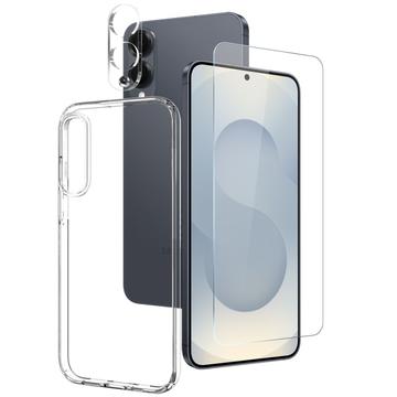 Conjunto de proteção 3 em 1 Northjo Samsung Galaxy S25 Edge - Transparente