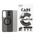 Capa PanzerGlass Care Smokey Urban Combat para Samsung Galaxy S25 Edge - Compatível com MagSafe - Preto transparente
