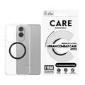 Capa PanzerGlass Care Transparent Urban Combat para Samsung Galaxy S25 Edge - Compatível com MagSafe - Preto