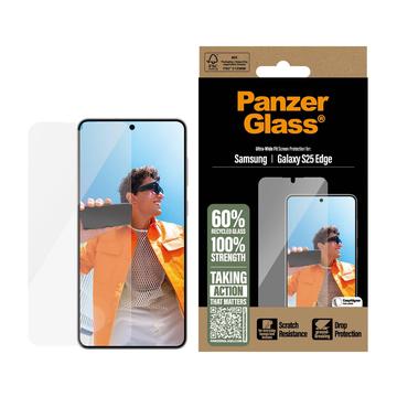 Protetor de Ecrã PanzerGlass Ultra-Wide Fit EasyAligner para Samsung Galaxy S25 Edge - Transparente