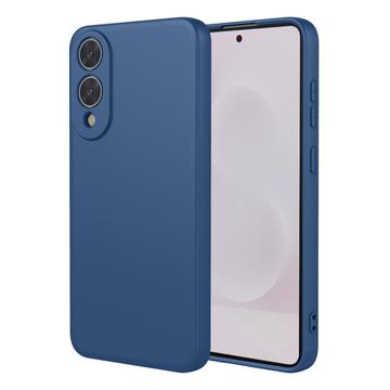 Capa de silicone à prova de choque para Samsung Galaxy S25 Edge - Azul