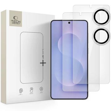 Kit de proteção Samsung Galaxy S25 Edge Tech-Protect Glass Set+ - Transparente