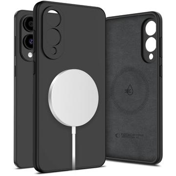 Capa de silicone líquida Samsung Galaxy S25 Edge Tech-Protect - Compatível com MagSafe