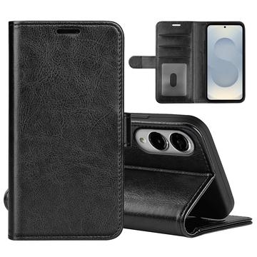 Capa tipo carteira com fecho magnético para Samsung Galaxy S25 Edge - Preto