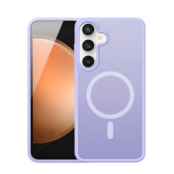 Capa híbrida para Samsung Galaxy S25 FE Dux Ducis Yind - Compatível com MagSafe - Púrpura Claro