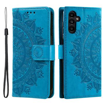 Bolsa tipo Carteira Mandala Series para Samsung Galaxy S25 FE - Azul