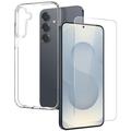 Conjunto de Proteção 2-em-1 Northjo para Samsung Galaxy S25 FE - Transparente