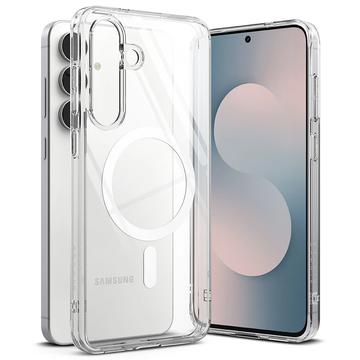 Capa Híbrida Ringke Fusion Magnetic para Samsung Galaxy S25 FE - Transparente