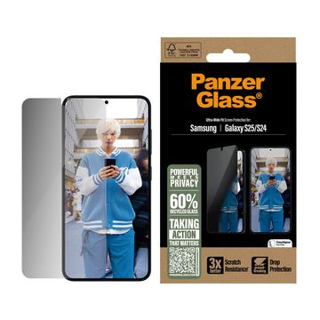 Protetor de Ecrã PanzerGlass Ultra-Wide Fit Privacy EasyAligner para Samsung Galaxy S25