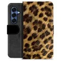 Bolsa tipo Carteira - Samsung Galaxy S25 - Leopardo