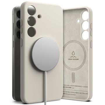 Capa Ringke Liquid Silicone MagSafe para Samsung Galaxy S25 - Pedra