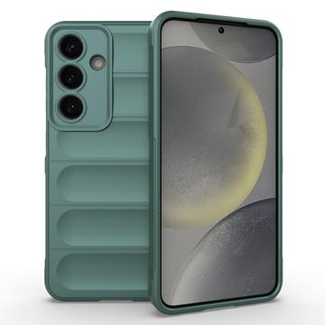Capa de TPU Rugged para Samsung Galaxy S25 - Verde