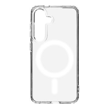 Capa Híbrida Tactical MagForce para Samsung Galaxy S25 - Transparente