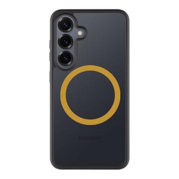 Capa MagSafe Tactical MagForce Hyperstealth 2.0 para Samsung Galaxy S25 - Preto / Amarelo