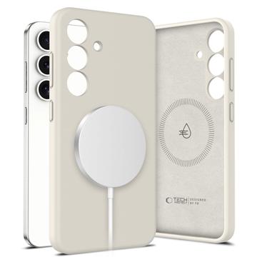 Capa de silicone líquida Samsung Galaxy S25 Tech-Protect - Compatível com MagSafe