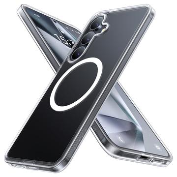 Capa TPU Torras X-Shock MagSafe para Samsung Galaxy S25 - Transparente