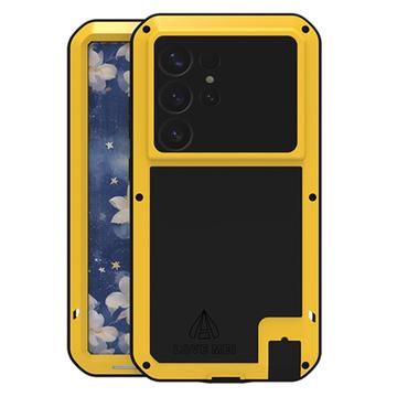 Capa Híbrida Love Mei Powerful para Samsung Galaxy S25 Ultra - Amarelo