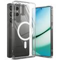 Capa Híbrida Ringke Fusion Magnetic para Samsung Galaxy S25 Ultra - Transparente