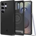 Capa de TPU Spigen Core Armor Mag MagSafe para Samsung Galaxy S25 Ultra - Preto