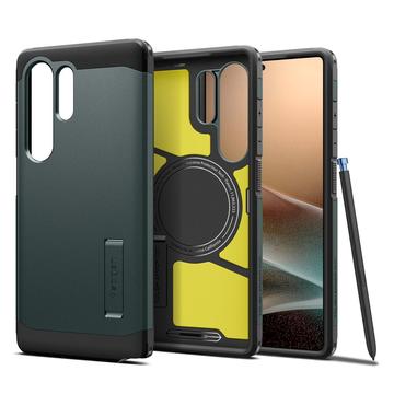 Capa Spigen Tough Armor Mag para Samsung Galaxy S25 Ultra - Abismo verde