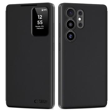 Capa Flip Inteligente Samsung Galaxy S25 Ultra Tech-Protect - Preto