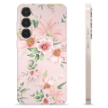 Capa de TPU - Samsung Galaxy S25+ - Flores em Aquarela