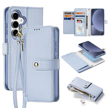 Capa de couro para carteira Dux Ducis Lawa com tampa magnética amovível para Samsung Galaxy S25+