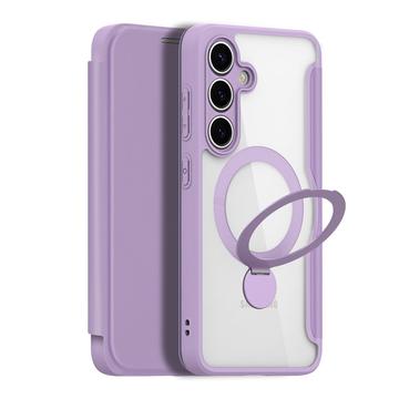 Capa magnética Dux Ducis Skin X Pro para Samsung Galaxy S25+ - Roxo