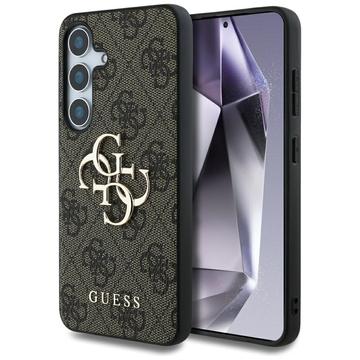 Capa Híbrida Guess 4G Big Metal Logo para Samsung Galaxy S25+ - Castanho