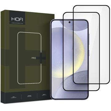 Protetor de Ecrã em Vidro Temperado Hofi Premium Pro+ para Samsung Galaxy S25+ - 2 Peças - Borda Preta