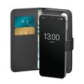 Capa para carteira Samsung Galaxy S25+ com 2 ranhuras para cartões Puro - Preto