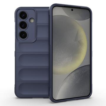 Capa de TPU Rugged para Samsung Galaxy S25+ - Azul Escuro