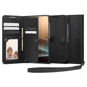 Capa Spigen Wallet S para Samsung Galaxy S25+ - Preto
