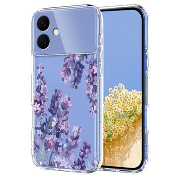Capa em TPU com padrão floral para Samsung Galaxy S26 Edge