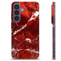 Capa de TPU - Samsung Galaxy S26+ - Mármore Vermelho