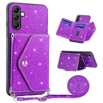 Capa com Porta-Cartão Stardust para Samsung Galaxy S26 - Púrpura