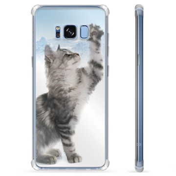 Capa Híbrida para Samsung Galaxy S8  - Gato